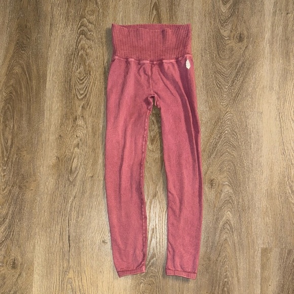 Free People Pants - Free people - Pink Leggings- size small